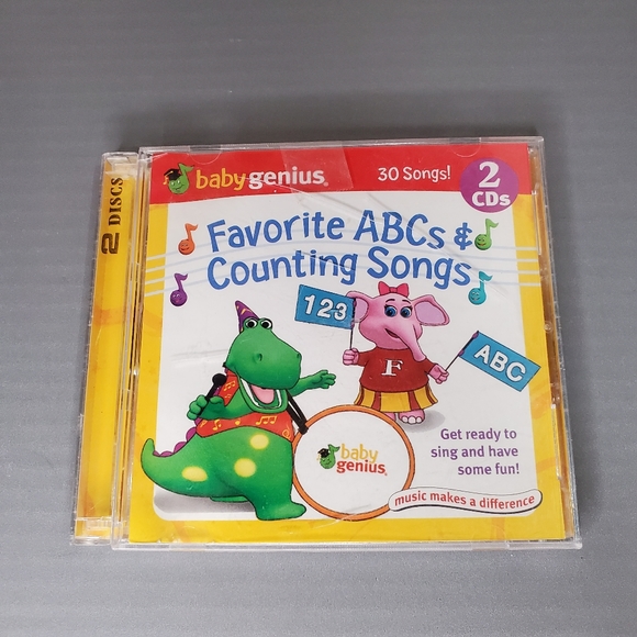 Baby Genius Favorite ABCs & Counting Songs 2 CDS 30 Songs - Picture 1 of 2
